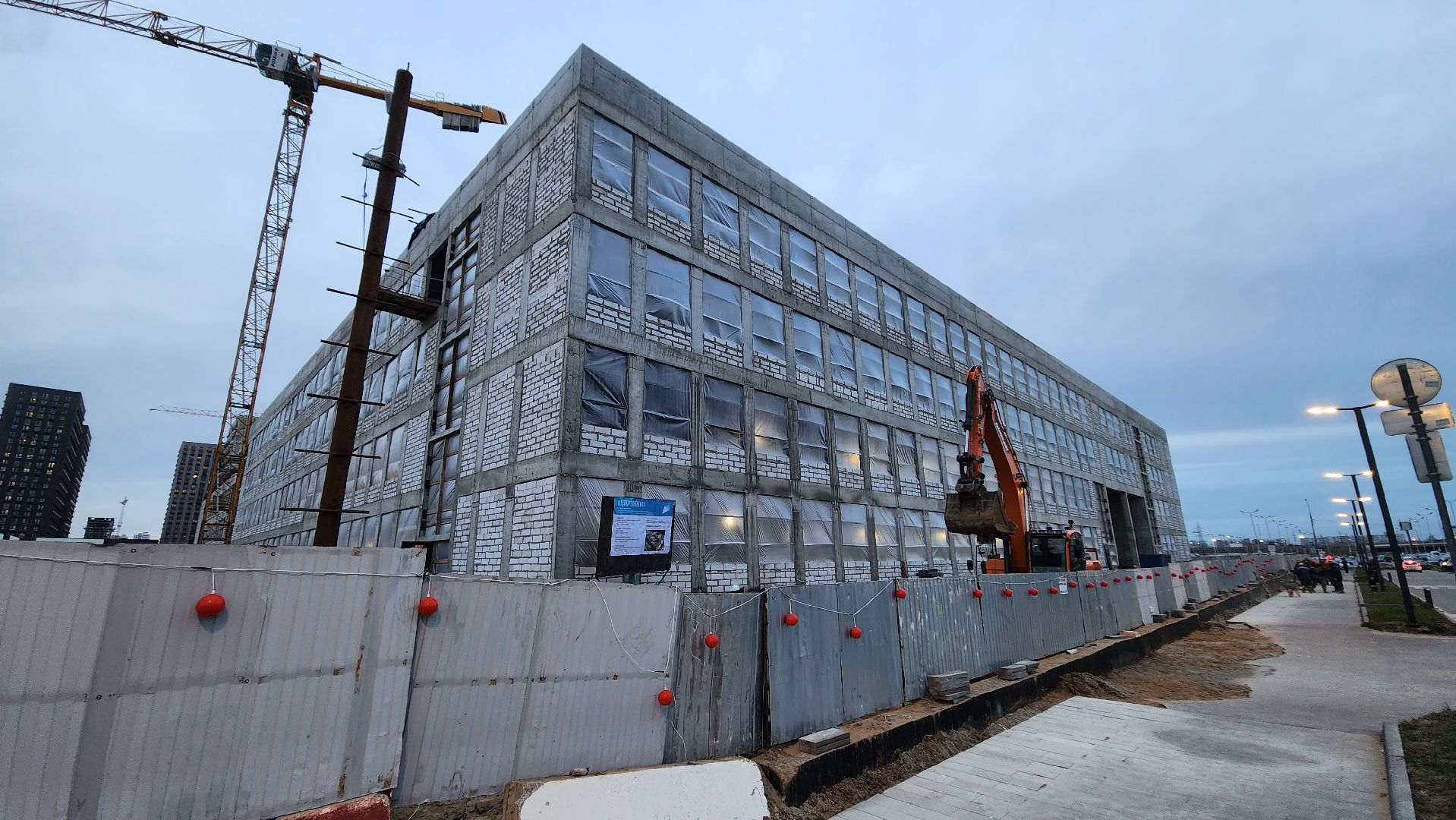 строительство, школа, Котельники,