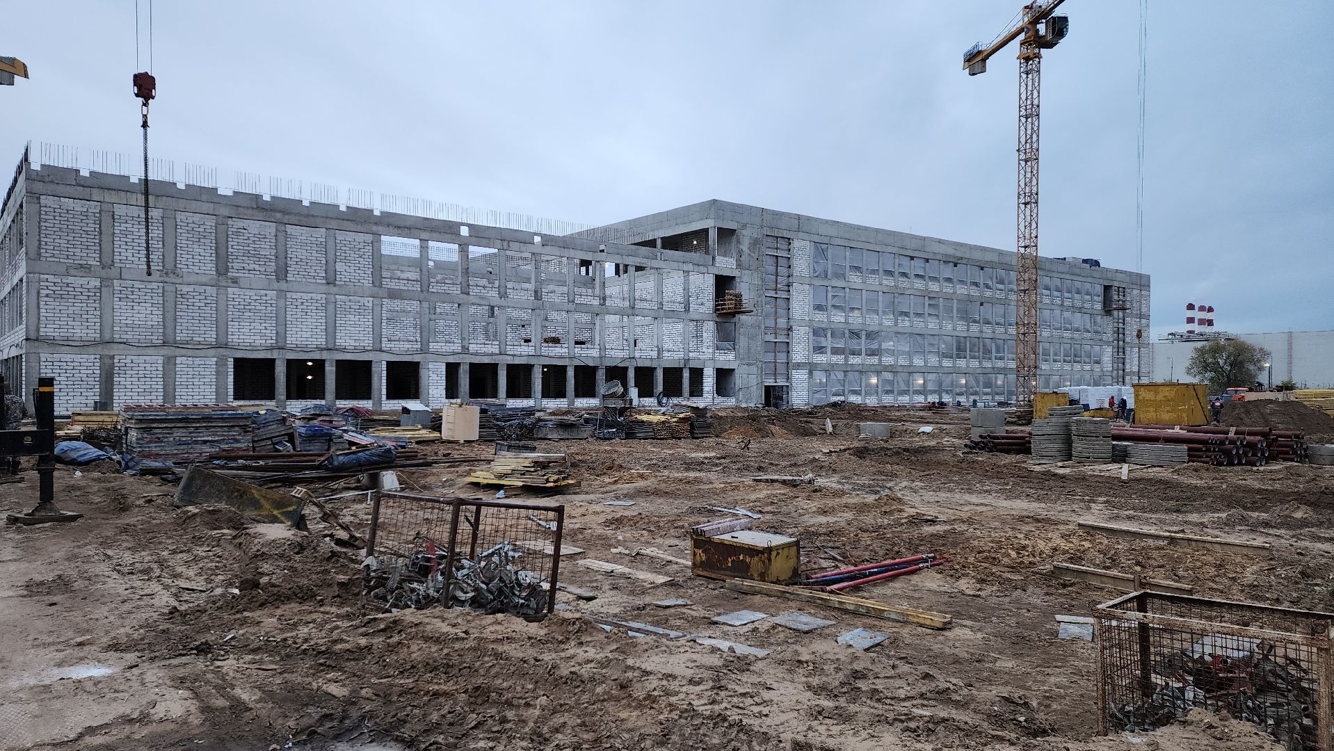 строительство, школа, Котельники,