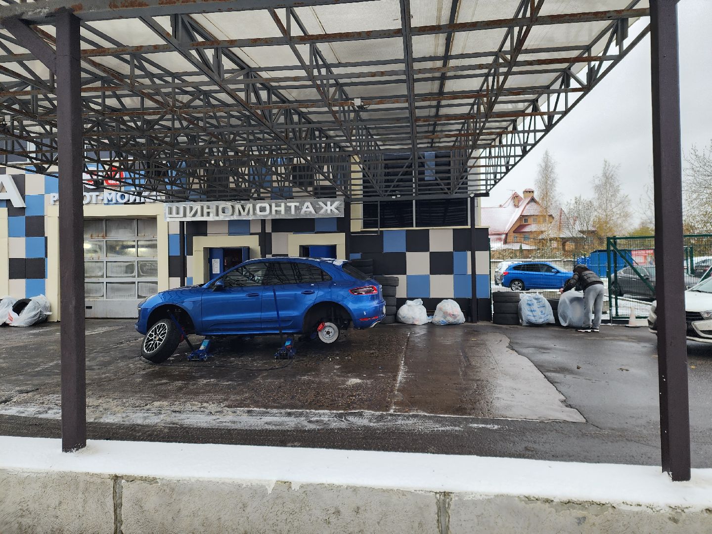 Звенигород, Автосервис, Снегоуборочная техника, Снегопад,