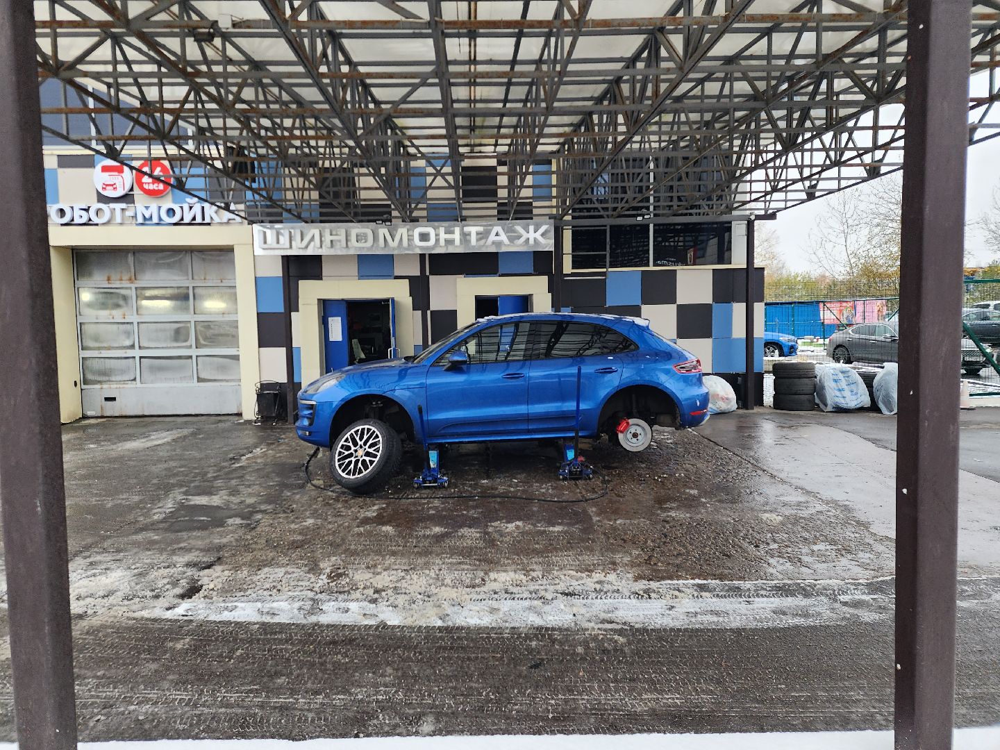 Звенигород, Автосервис, Снегоуборочная техника, Снегопад,