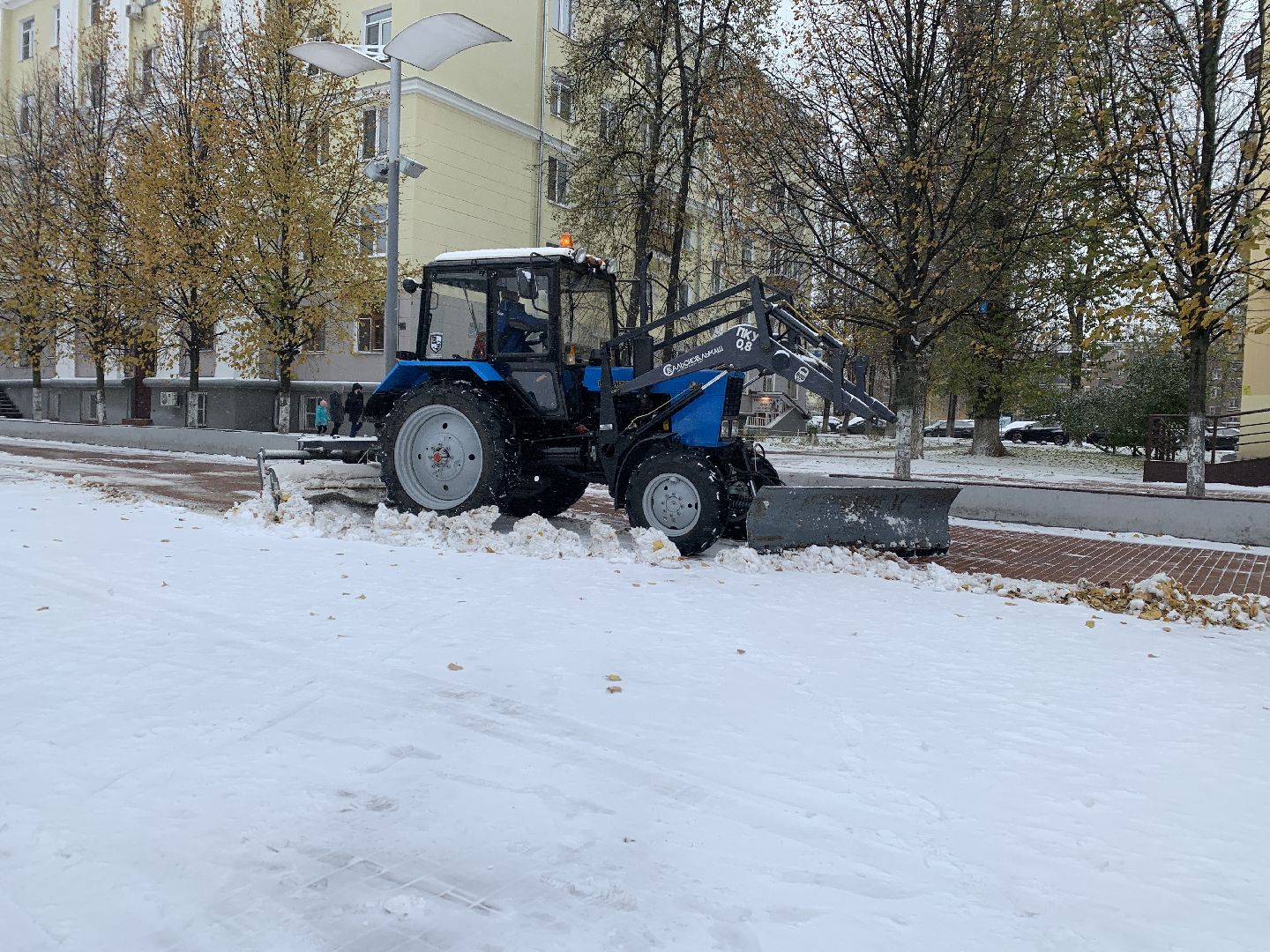 Балашиха, Подмосковье, ЖКХ, Первый снег,