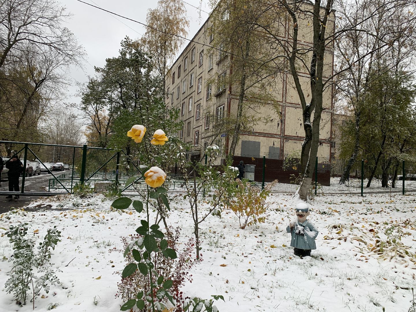 Балашиха, Подмосковье, ЖКХ, Первый снег,