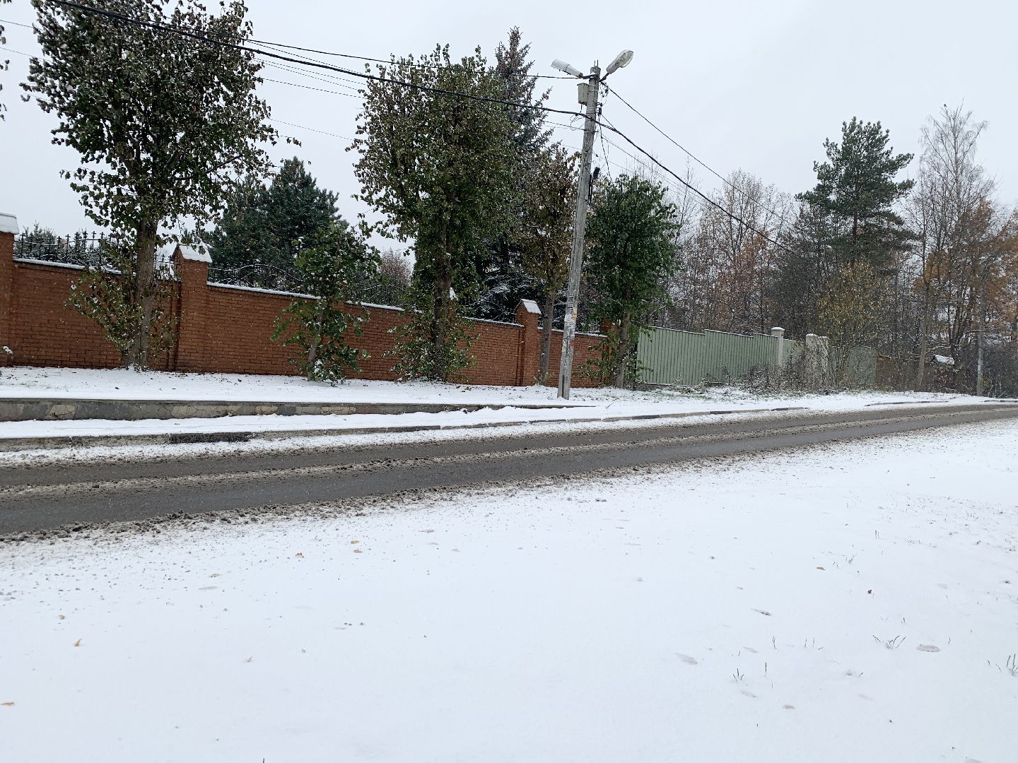 Балашиха, Подмосковье, ЖКХ, Первый снег,