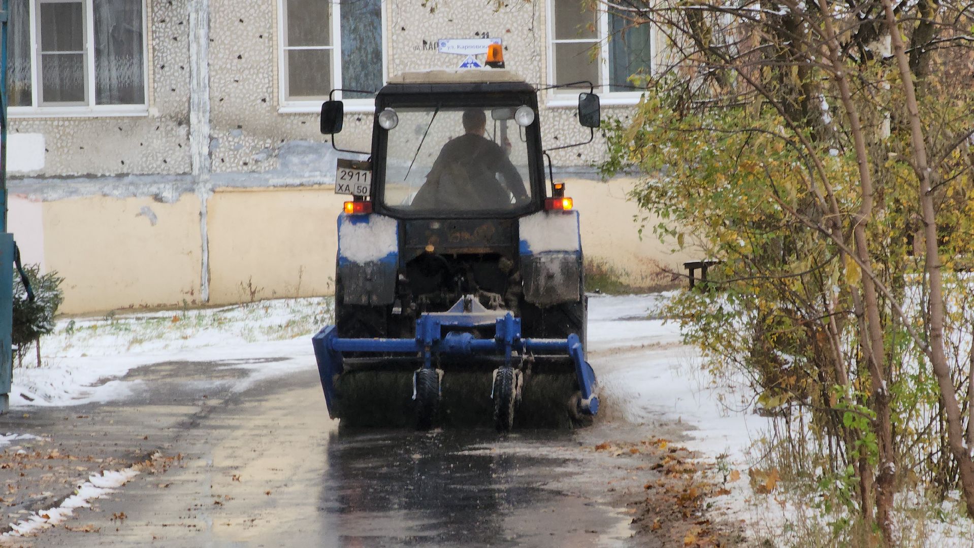 Павловский Посад, Городской округ Павловский Посад, Люди, Благоустройство, Уборка, Улицы, Техника,