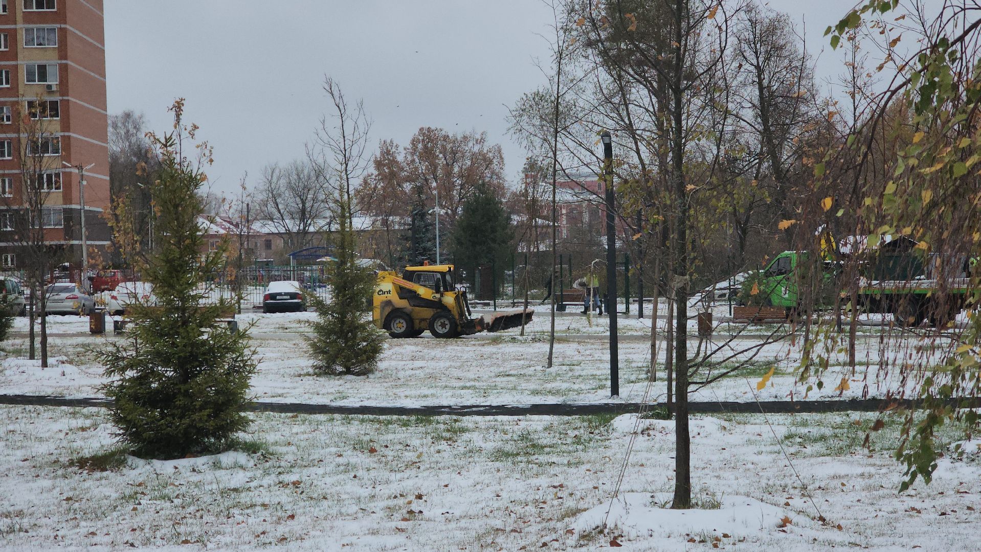 Павловский Посад, Городской округ Павловский Посад, Люди, Благоустройство, Уборка, Улицы, Техника,