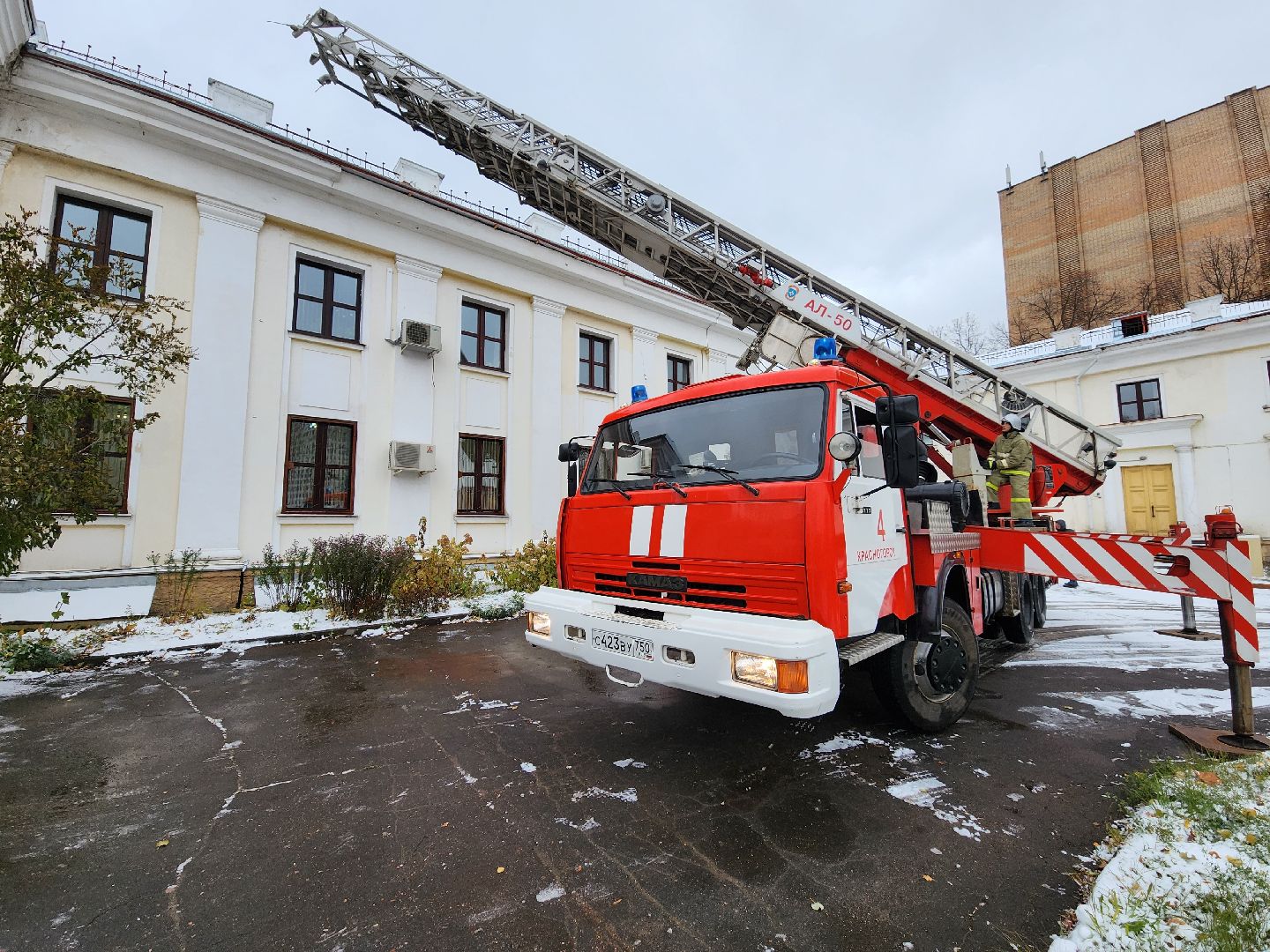 Красногорск, МЧС, ЧП, Пожар, Учения,