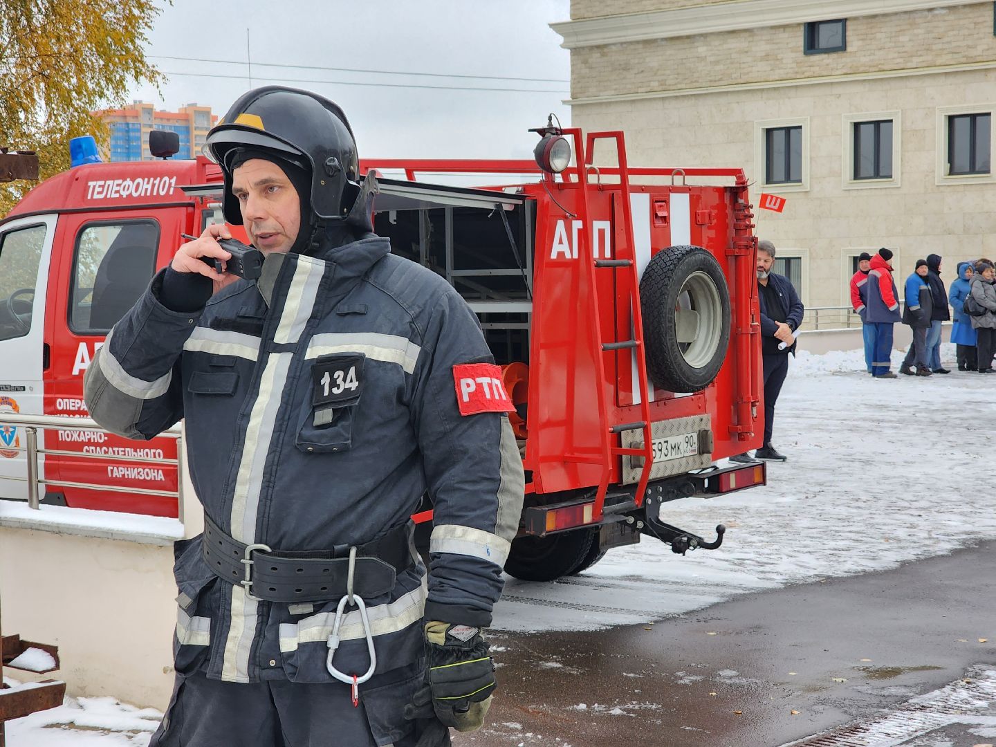 Красногорск, МЧС, ЧП, Пожар, Учения,