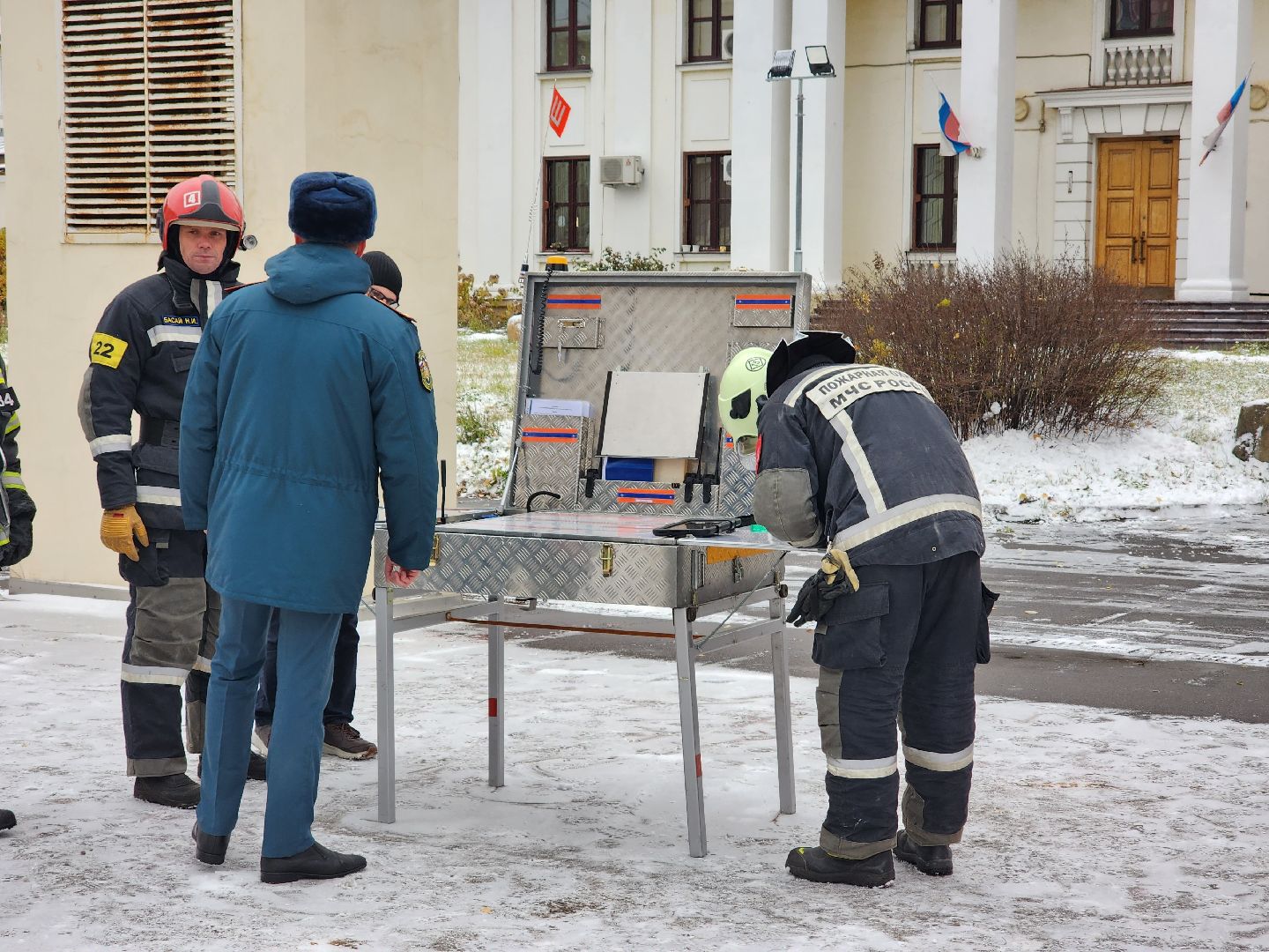 Красногорск, МЧС, ЧП, Пожар, Учения,