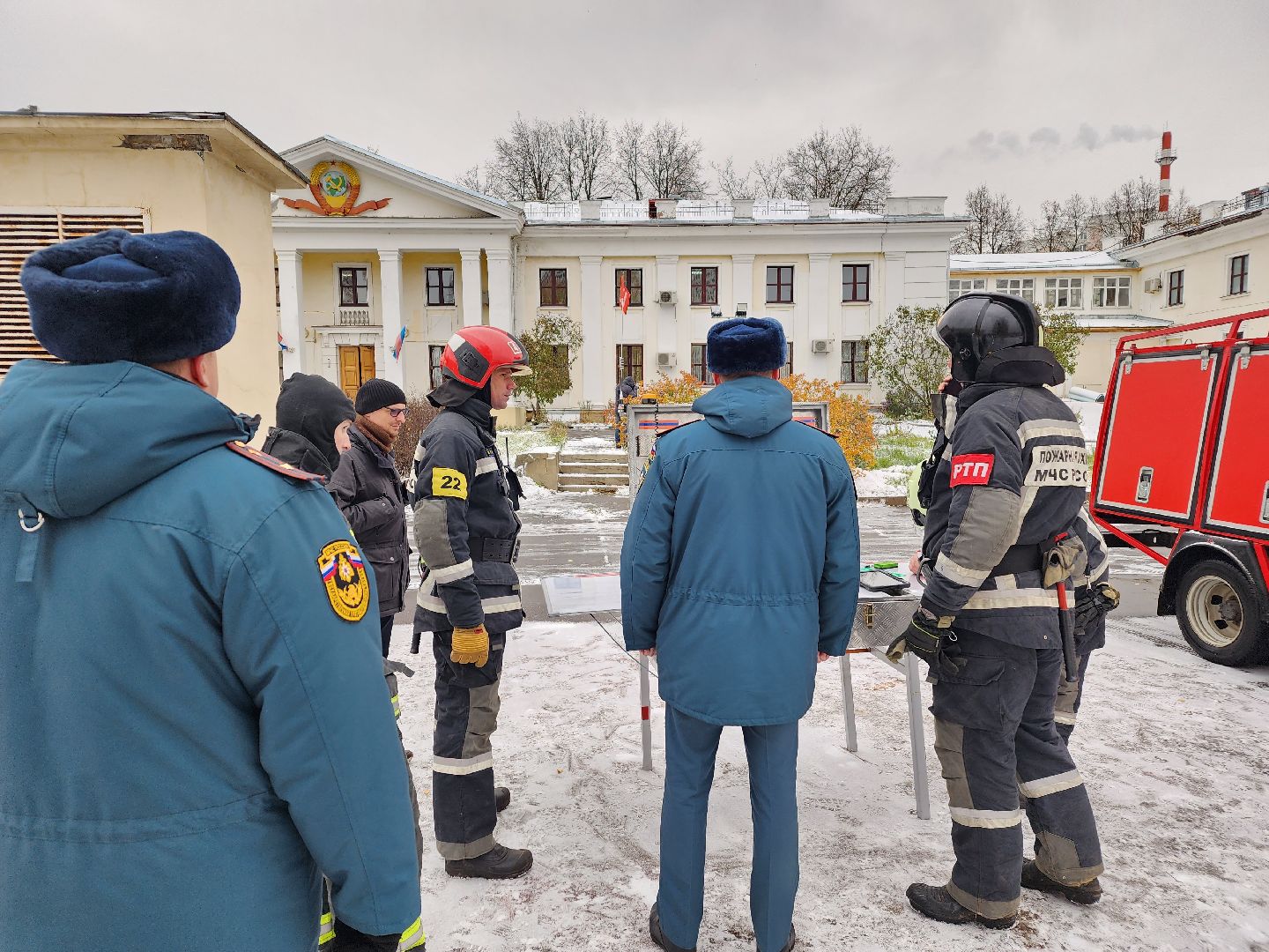 Красногорск, МЧС, ЧП, Пожар, Учения,