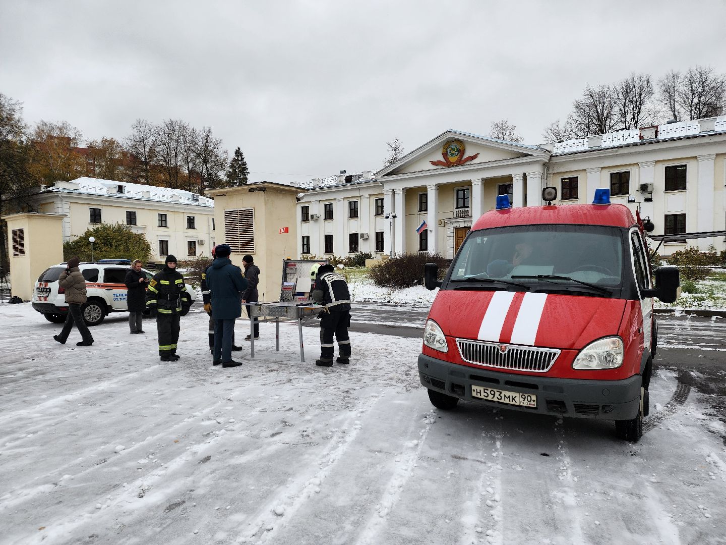 Красногорск, МЧС, ЧП, Пожар, Учения,