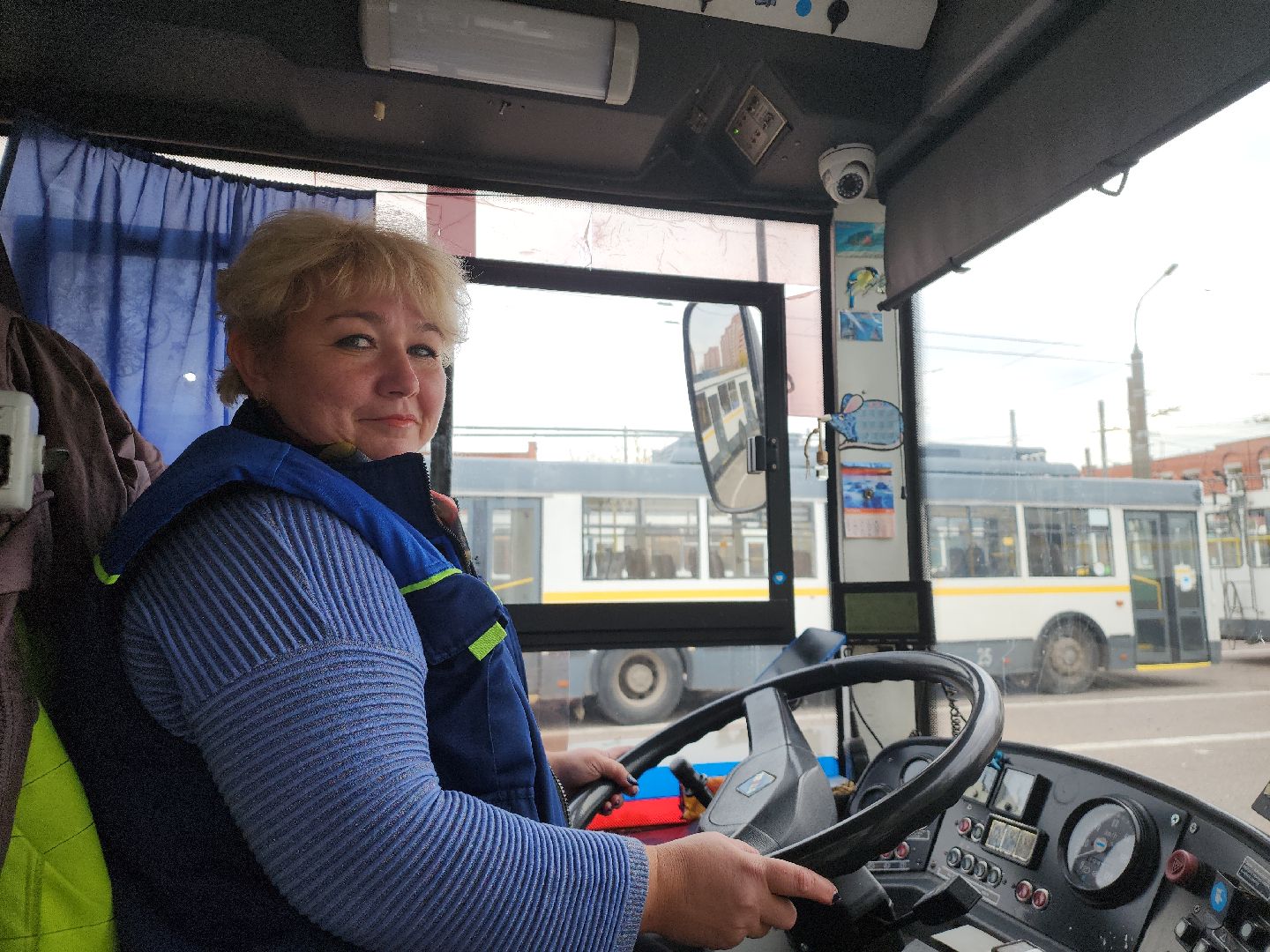 троллейбусный парк, видное, водители, семья, профессиональный праздник,