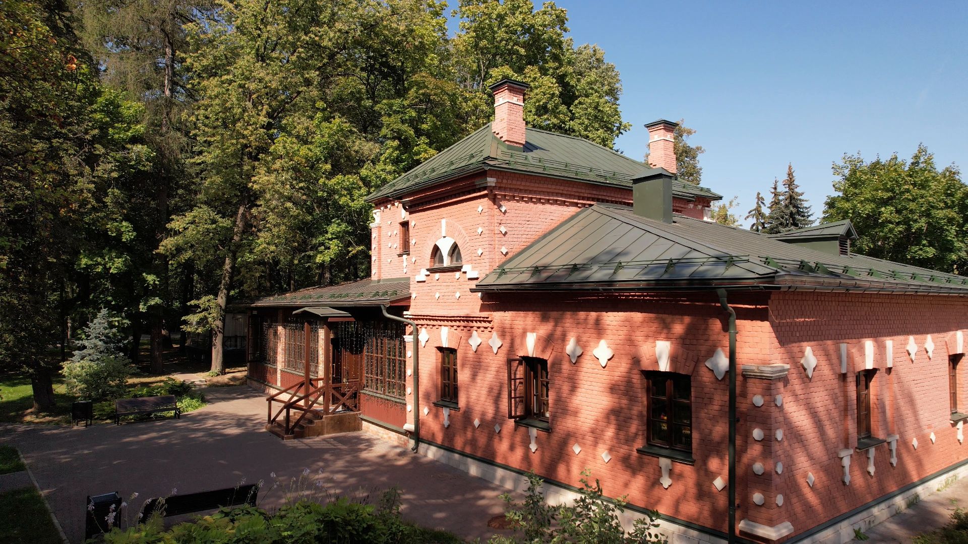 Видное, усадьба, культура, благоустройство,видео с коптера,