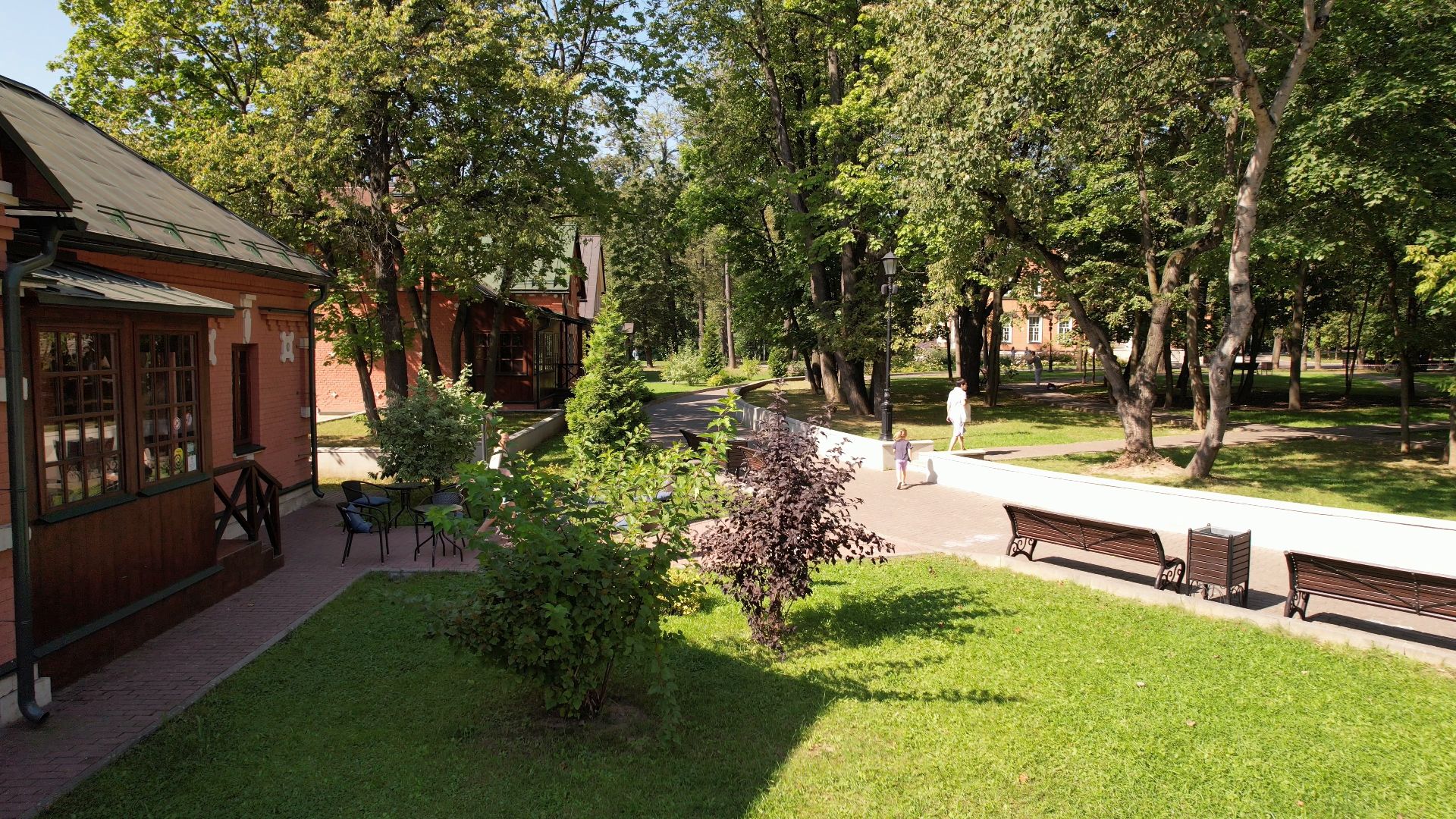 Видное, усадьба, культура, благоустройство,видео с коптера,