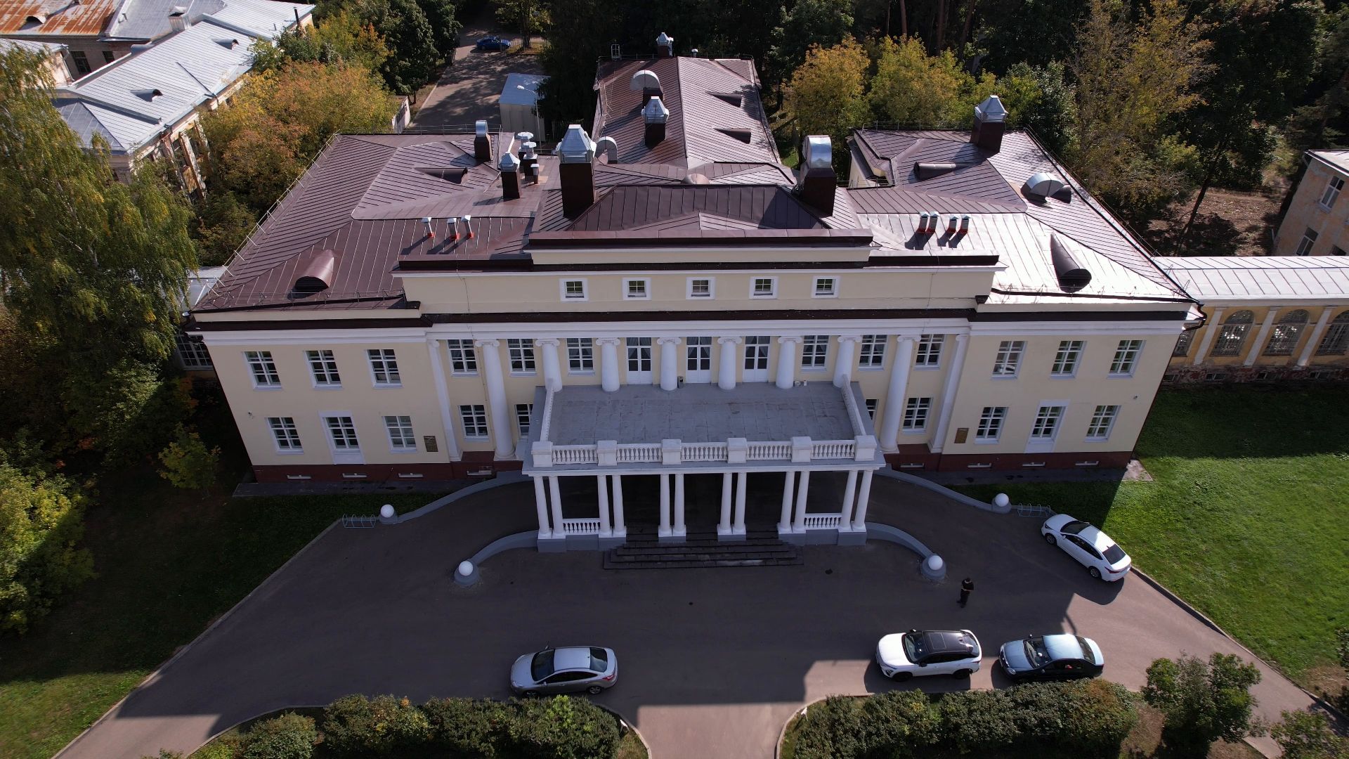 жуковский, культура, архитектура,видео с коптера,