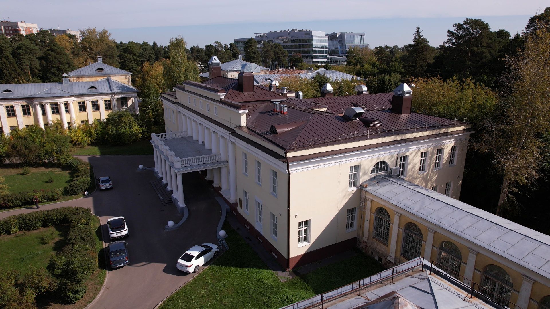 жуковский, культура, архитектура,видео с коптера,