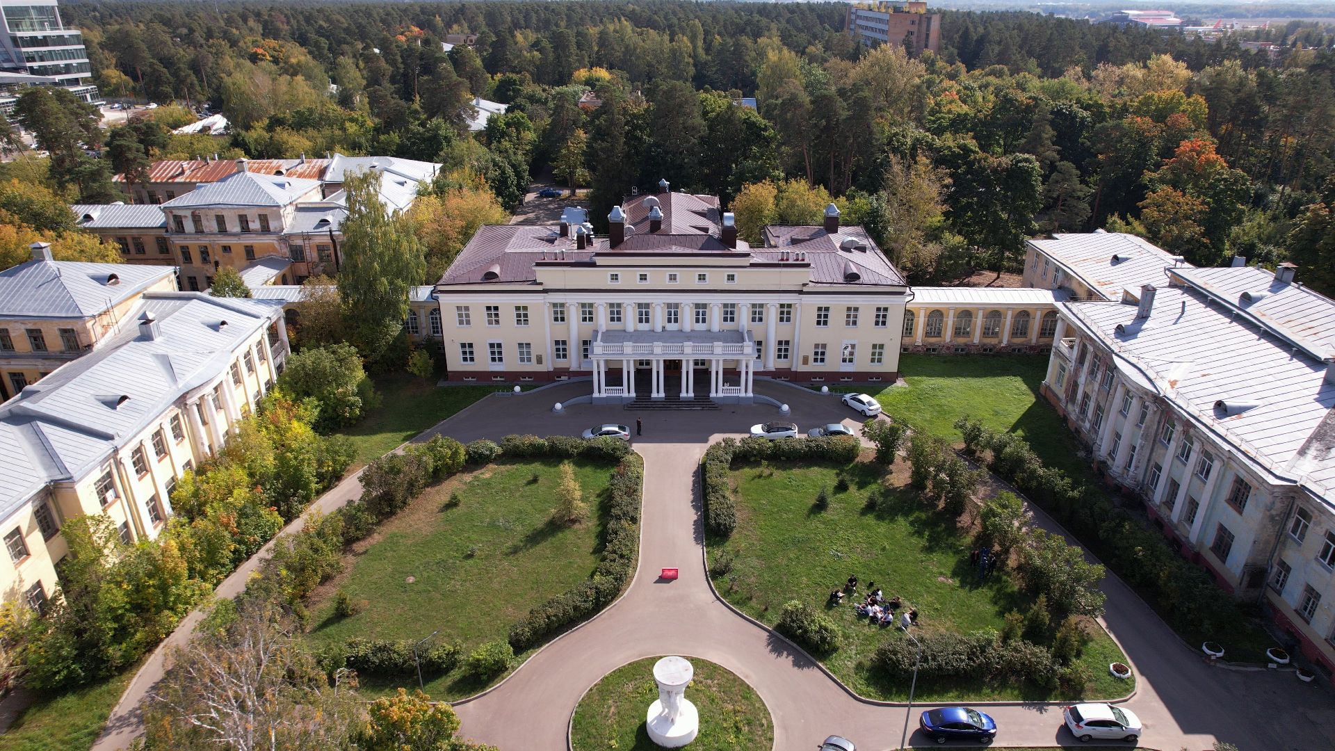 жуковский, культура, архитектура,видео с коптера,