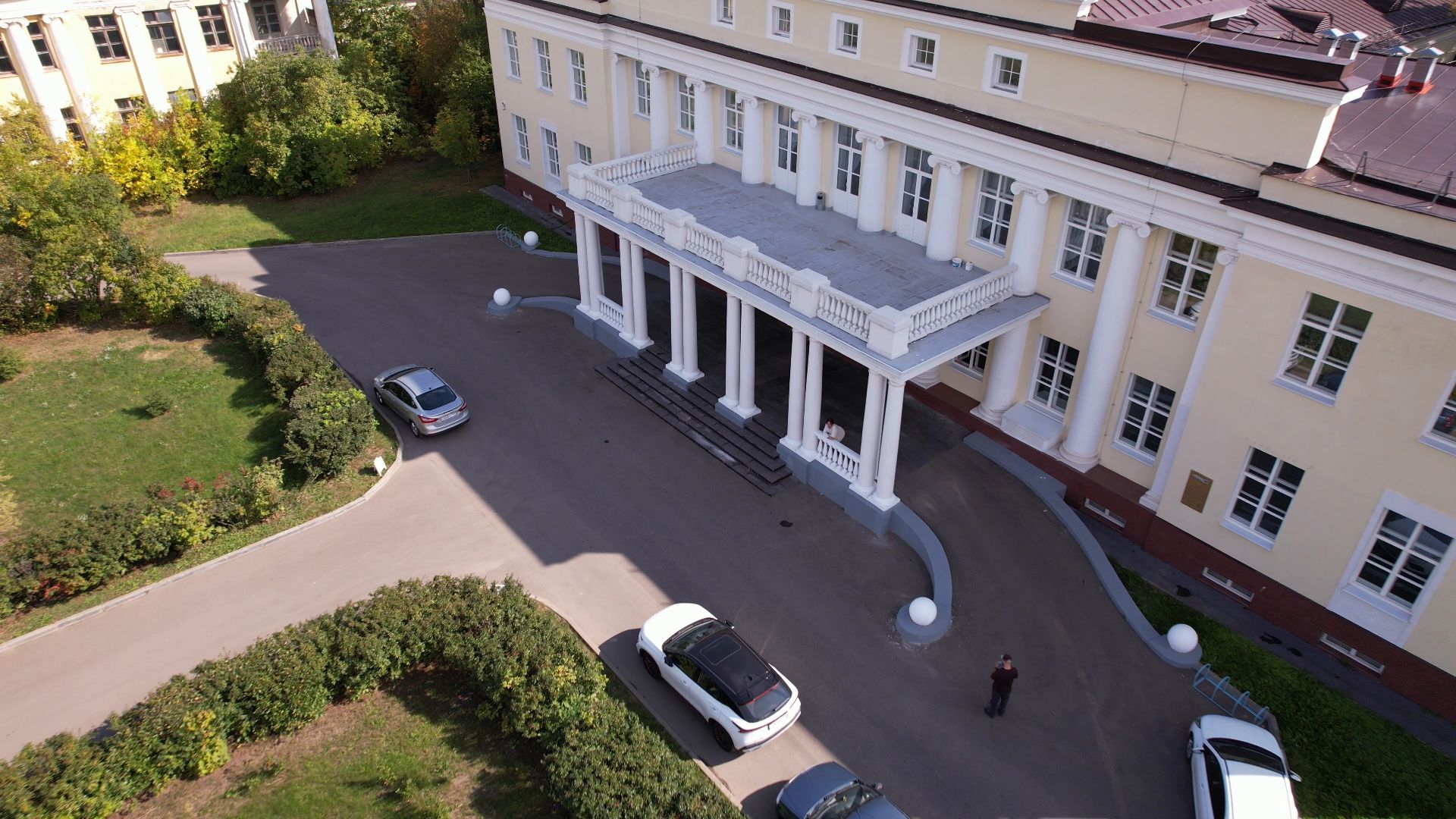 жуковский, культура, архитектура,видео с коптера,