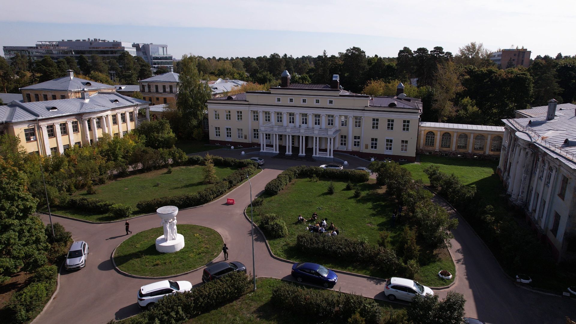 жуковский, культура, архитектура,видео с коптера,