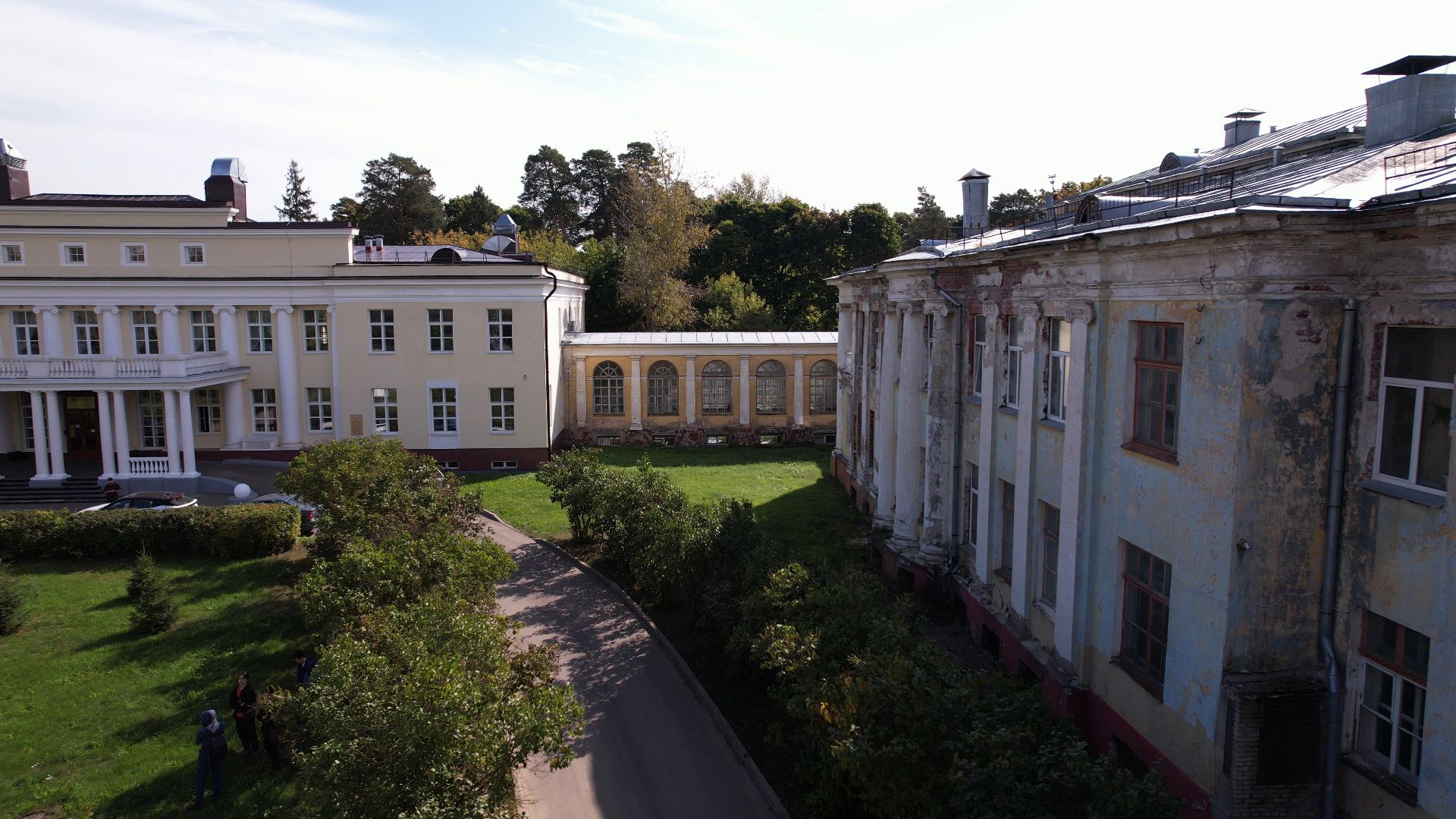 жуковский, культура, архитектура,видео с коптера,