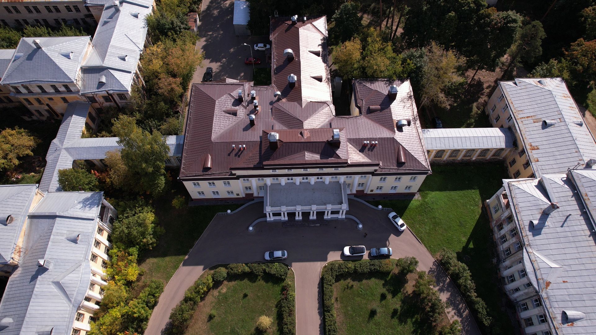 жуковский, культура, архитектура,видео с коптера,