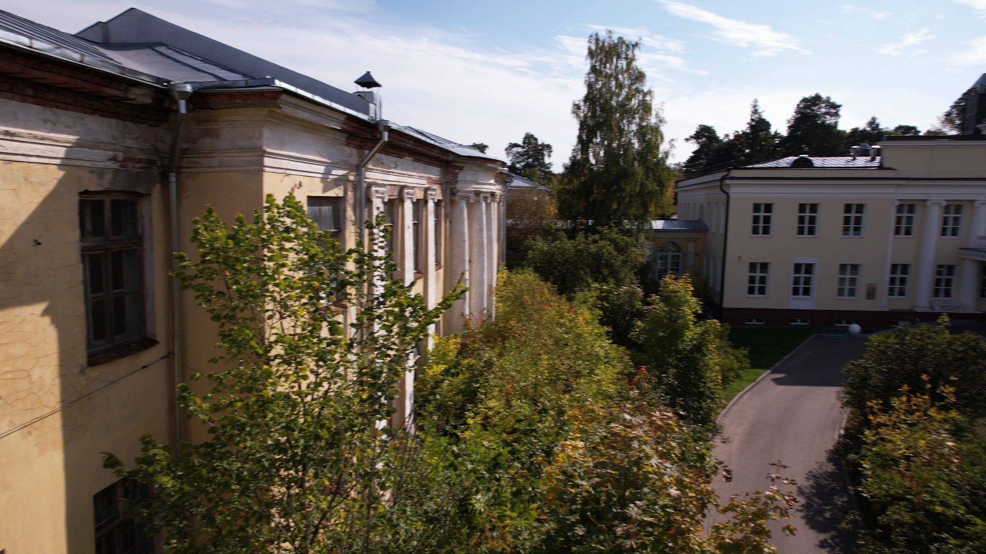 жуковский, культура, архитектура,видео с коптера,