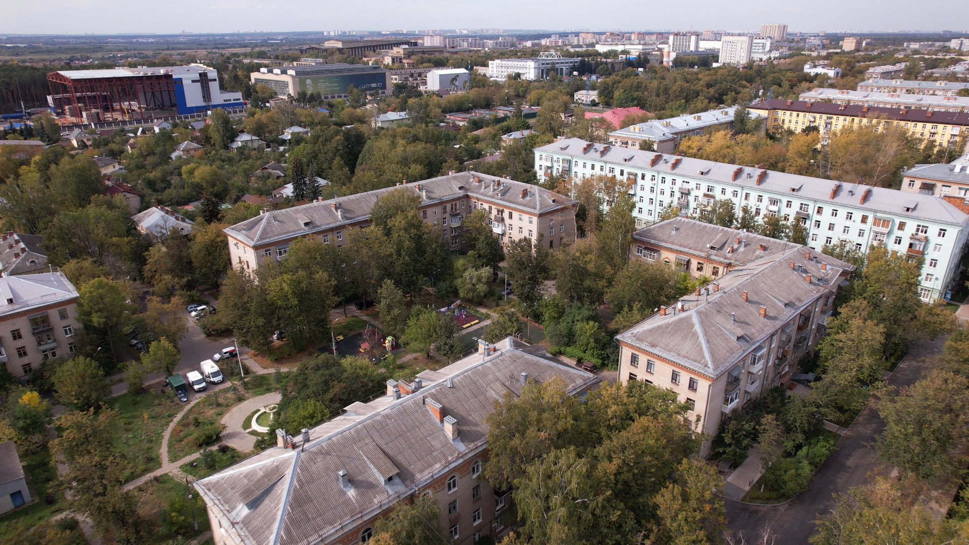 жуковский, благоуйстройство, культура,видео с коптера,