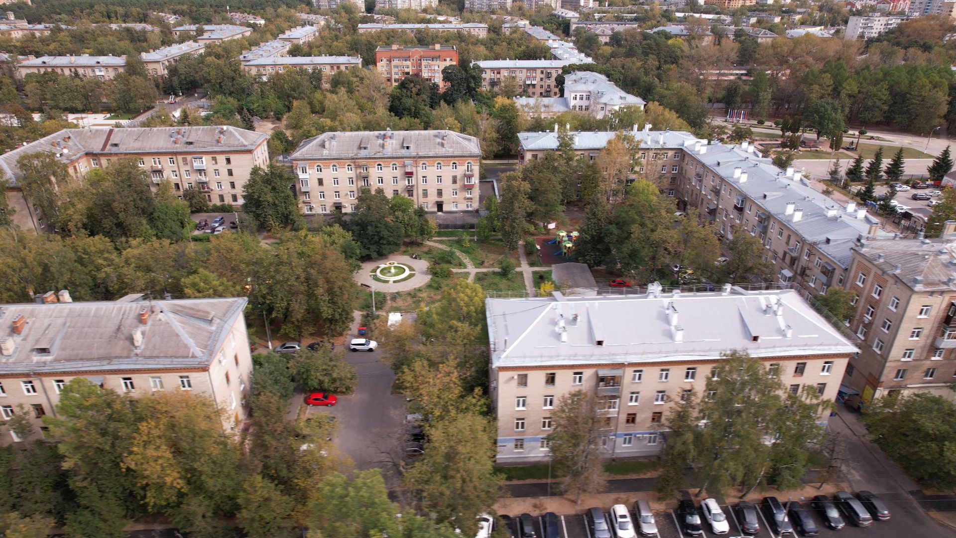 жуковский, благоуйстройство, культура,видео с коптера,