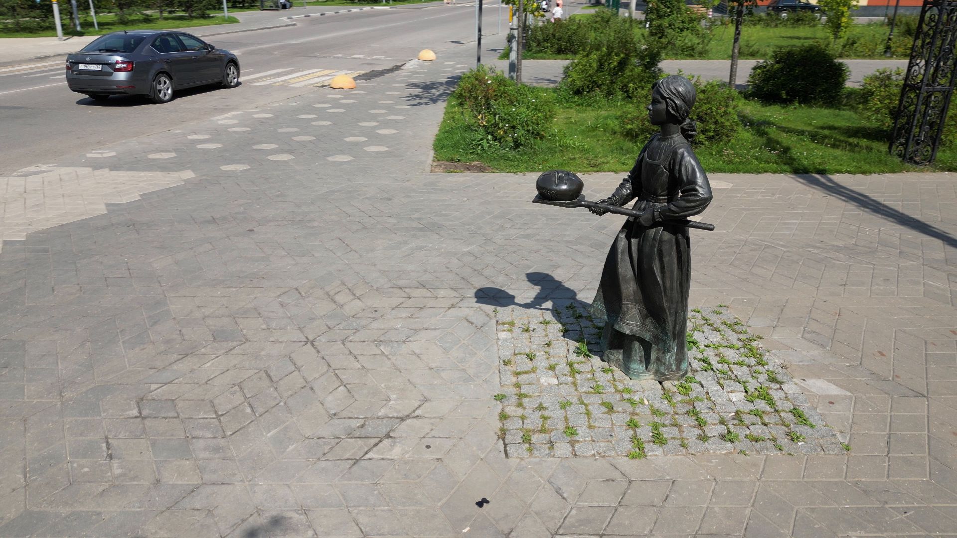 лосино-петровский, скульптура, парк, благоустройство,видео с коптера,