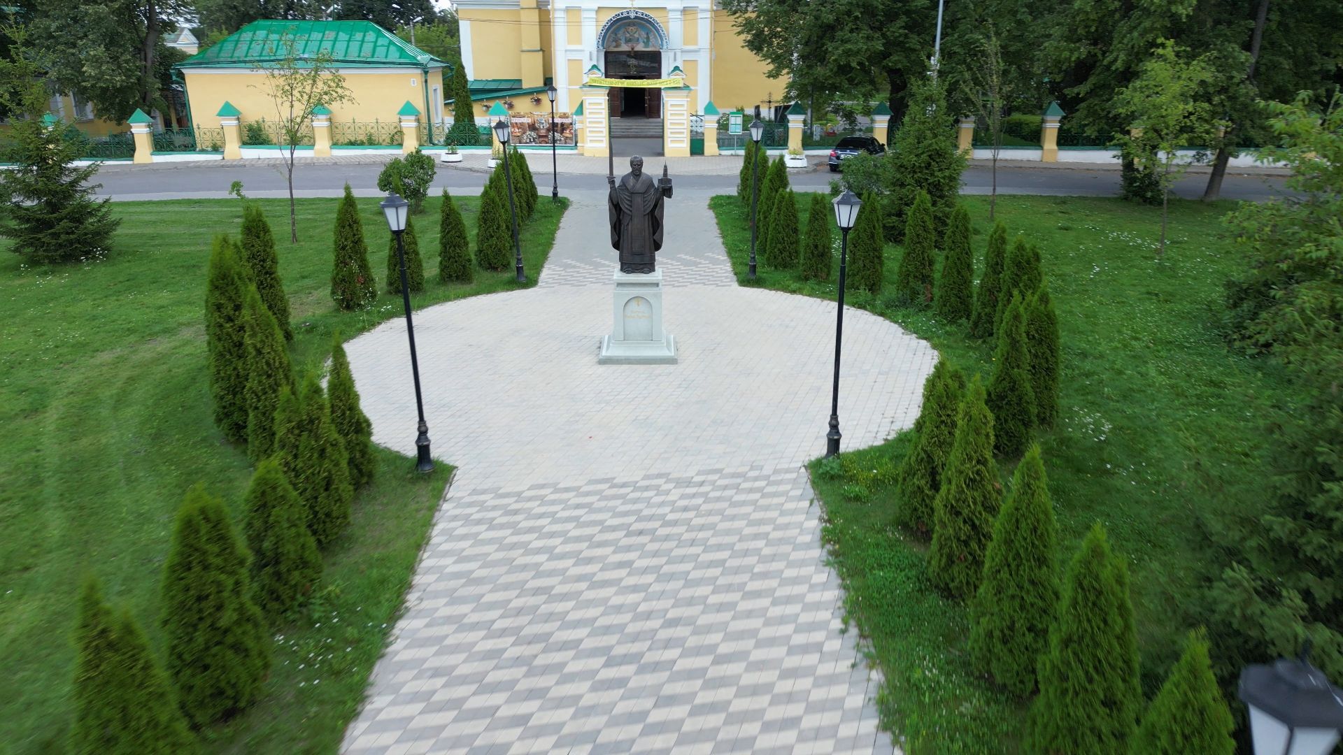 лосино-петровский, церковь, культура,видео с коптера,