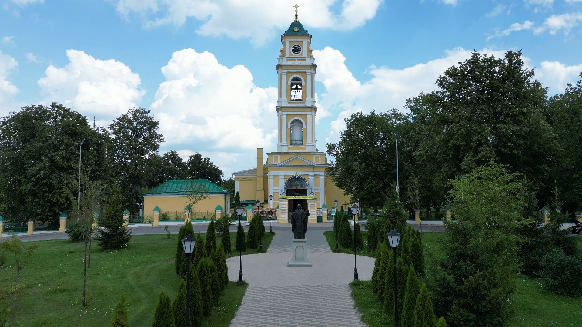 лосино-петровский, церковь, культура,видео с коптера,