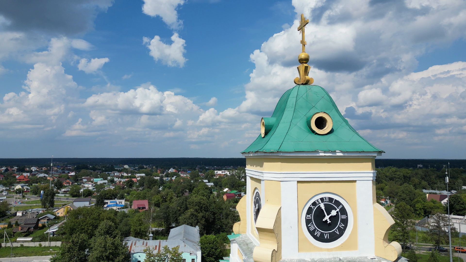 лосино-петровский, церковь, культура,видео с коптера,