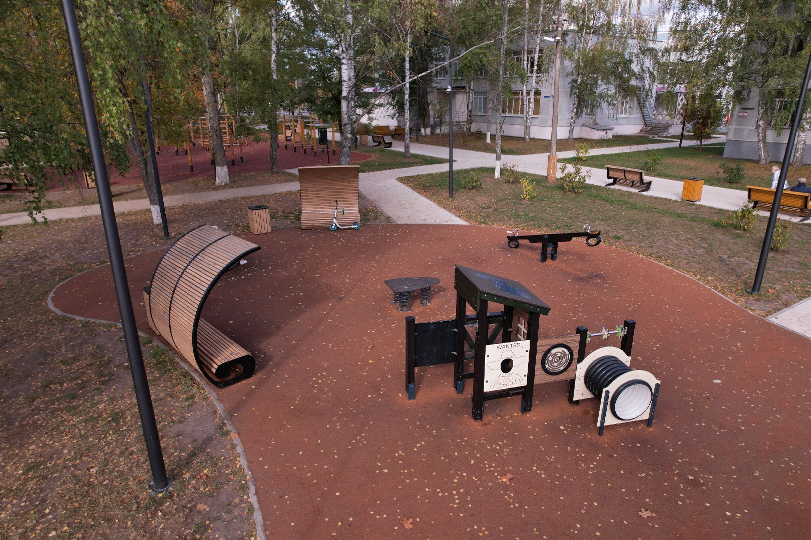 орехово-зуево, давыдово, благоустройство, сквер,видео с коптера,