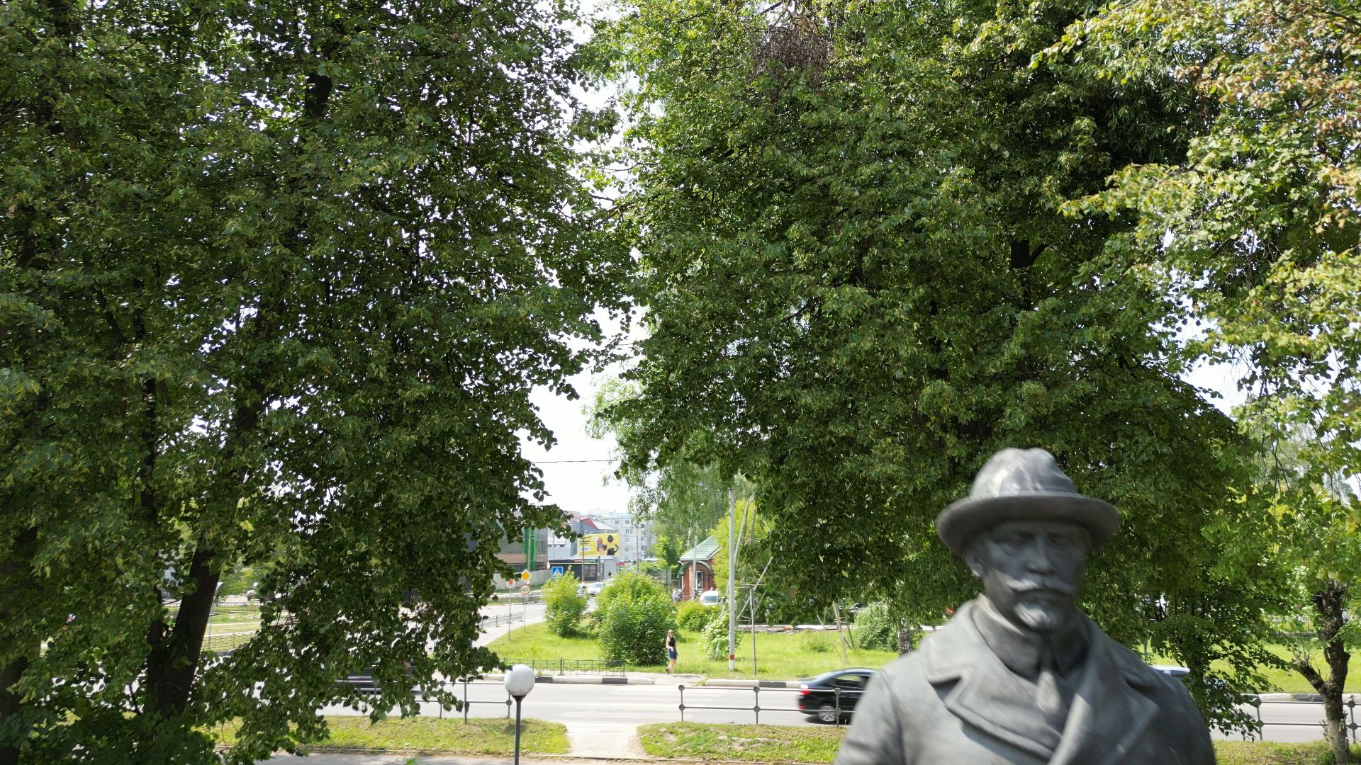 Электрогорск, памятник, история,видео с коптера,