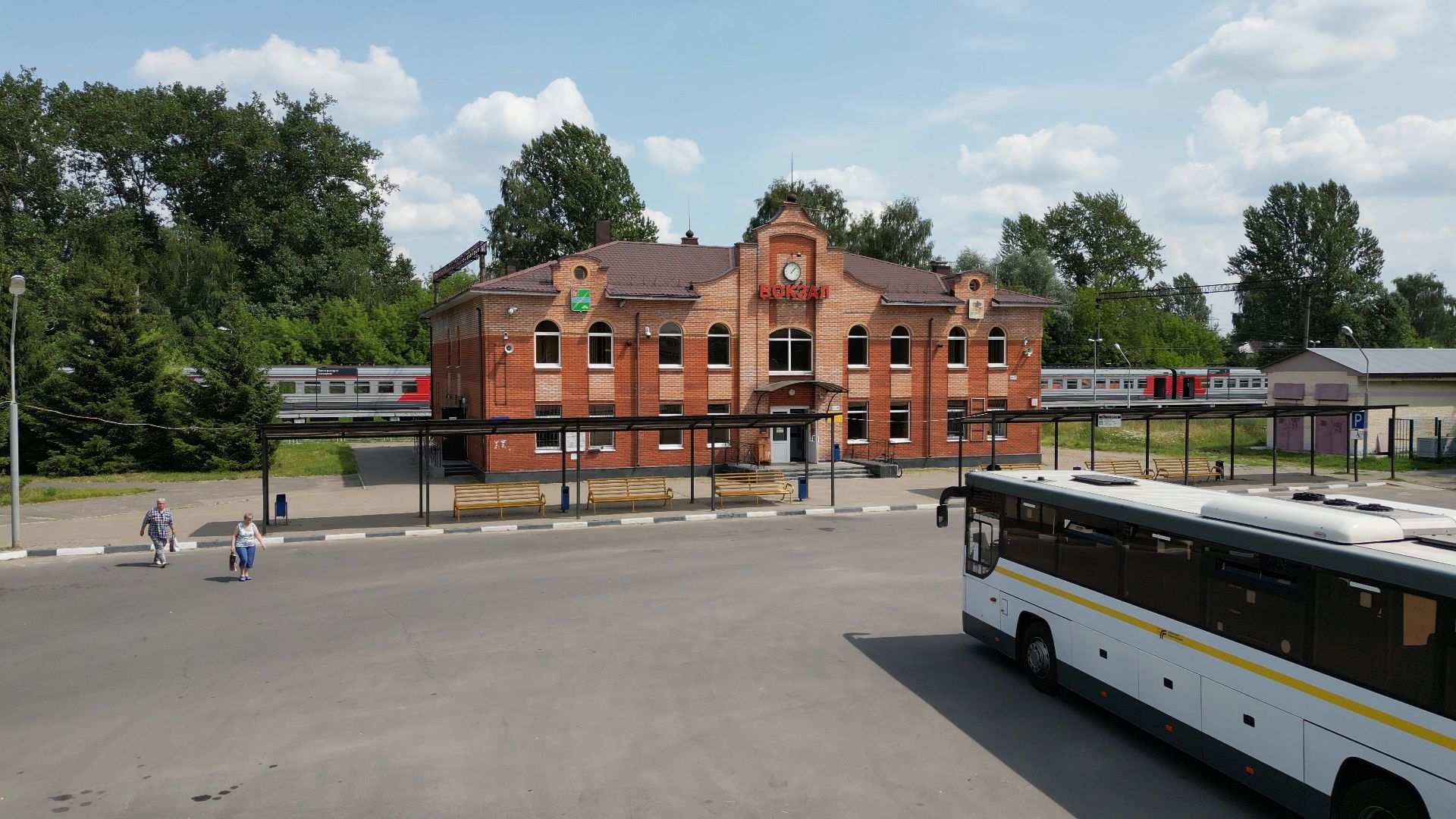 Электрогорск, памятник, история,видео с коптера,