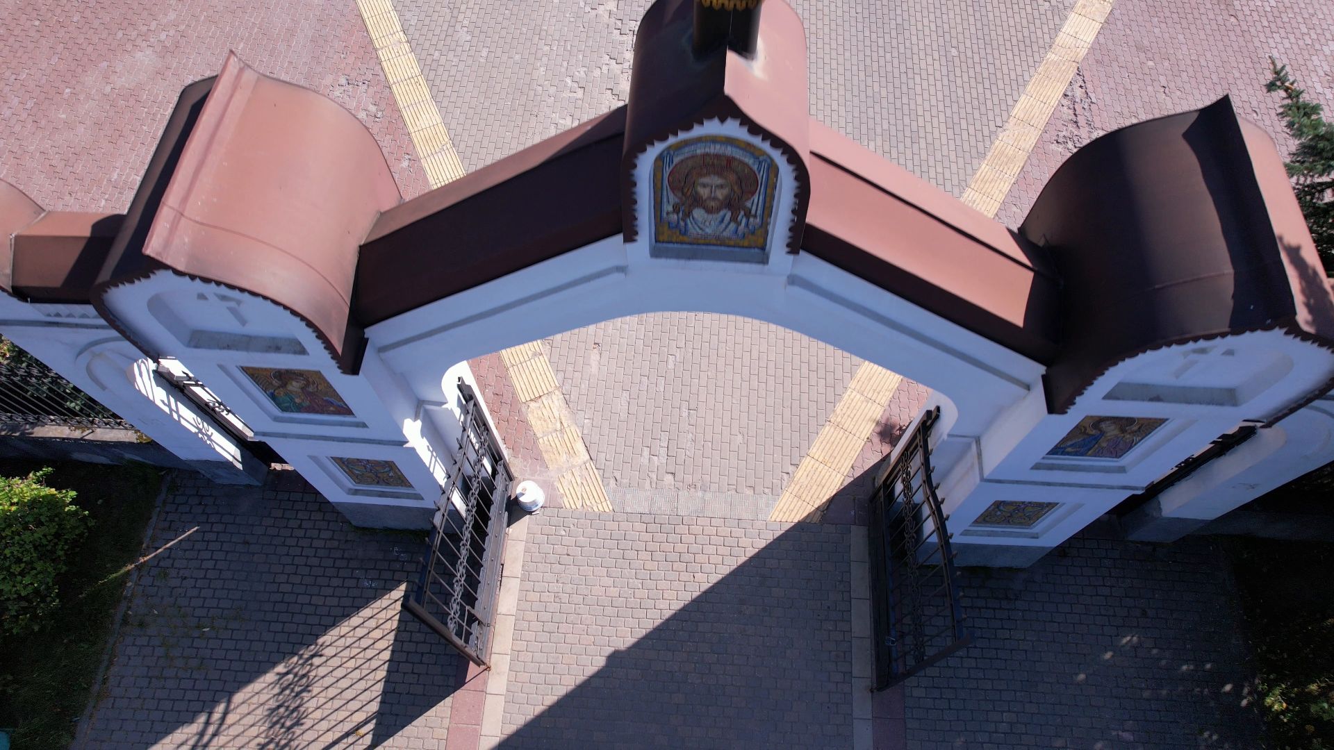 реутов, церковь, благоустройство,видео с коптера,