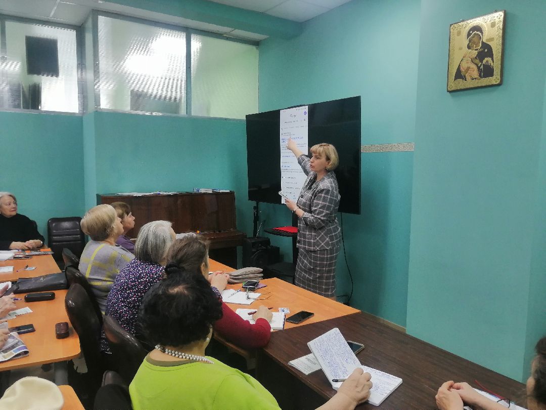 активноедолголетие, Протвино, библиотека, смартфон