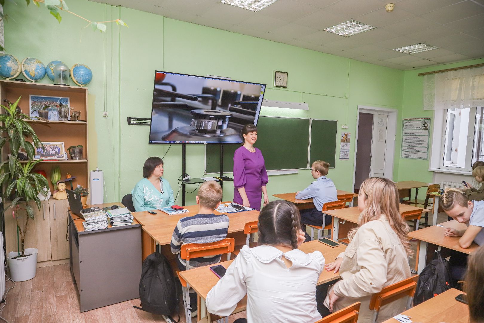 Шатура, урок, школа 2, Газовая безопасность, Разделение отходов,