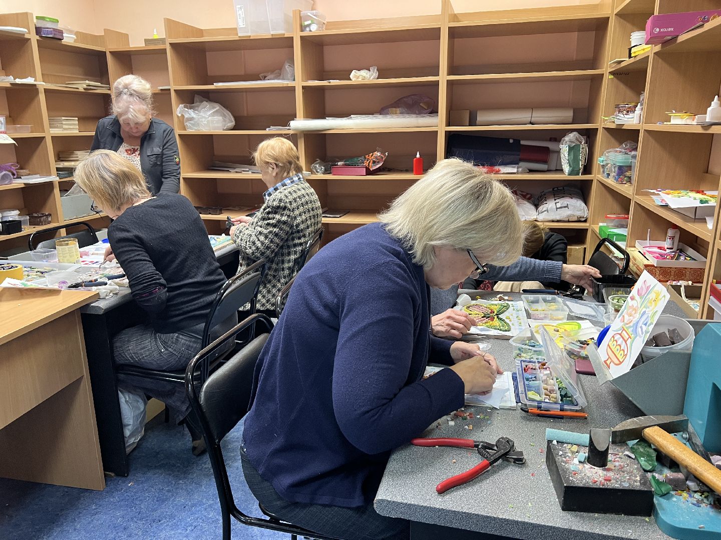 химки, культура, мозаика, мастер-класс, творчество,