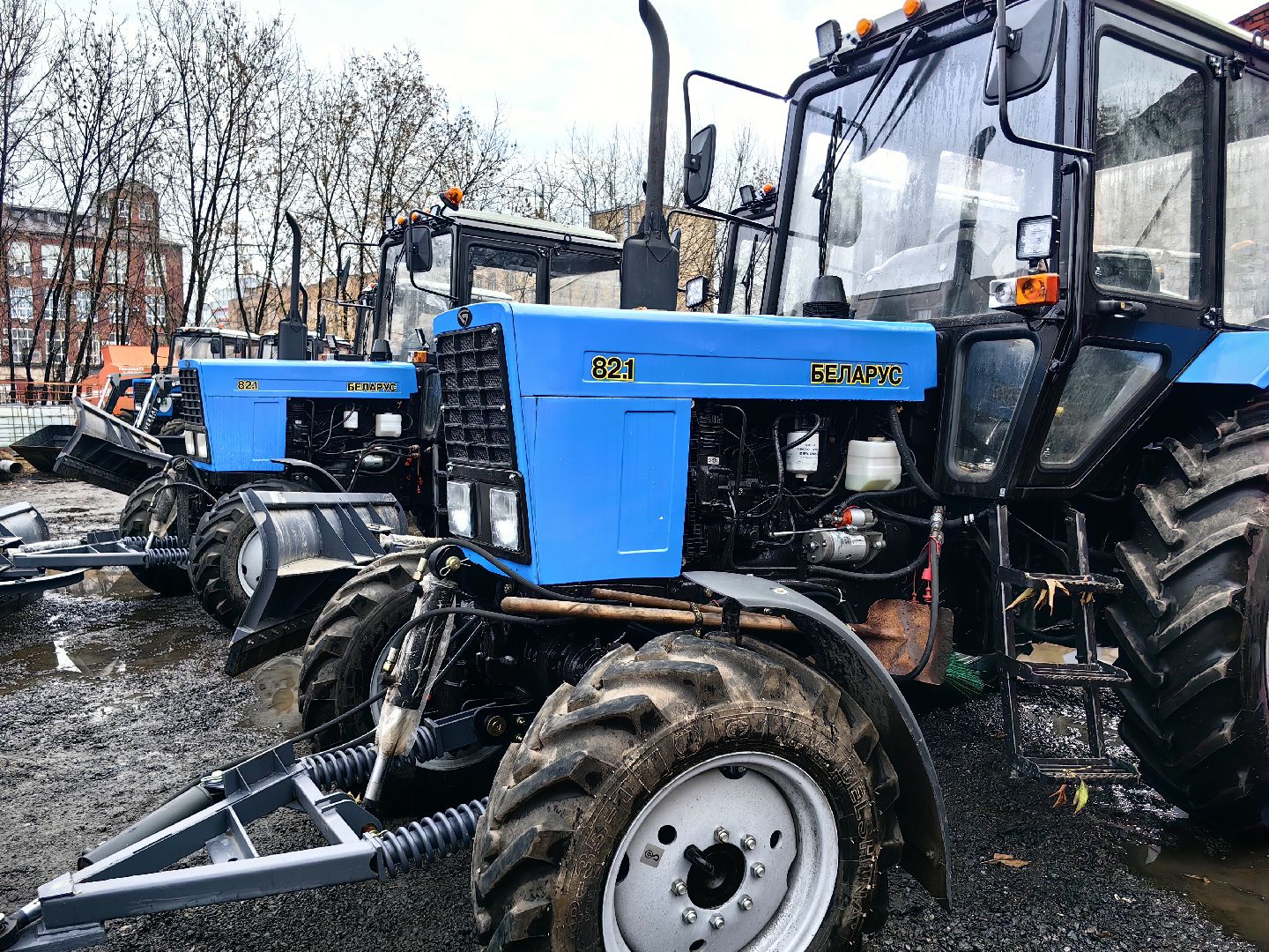 автопарк, техника, благоустройство, трактор,