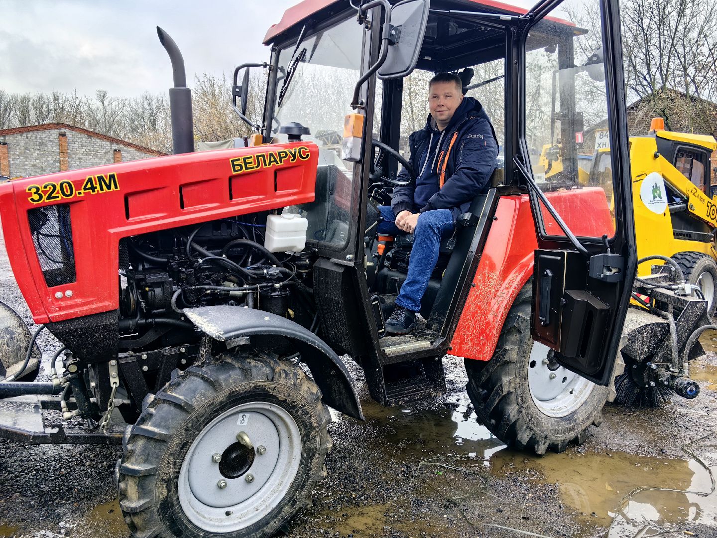 автопарк, техника, благоустройство, трактор,