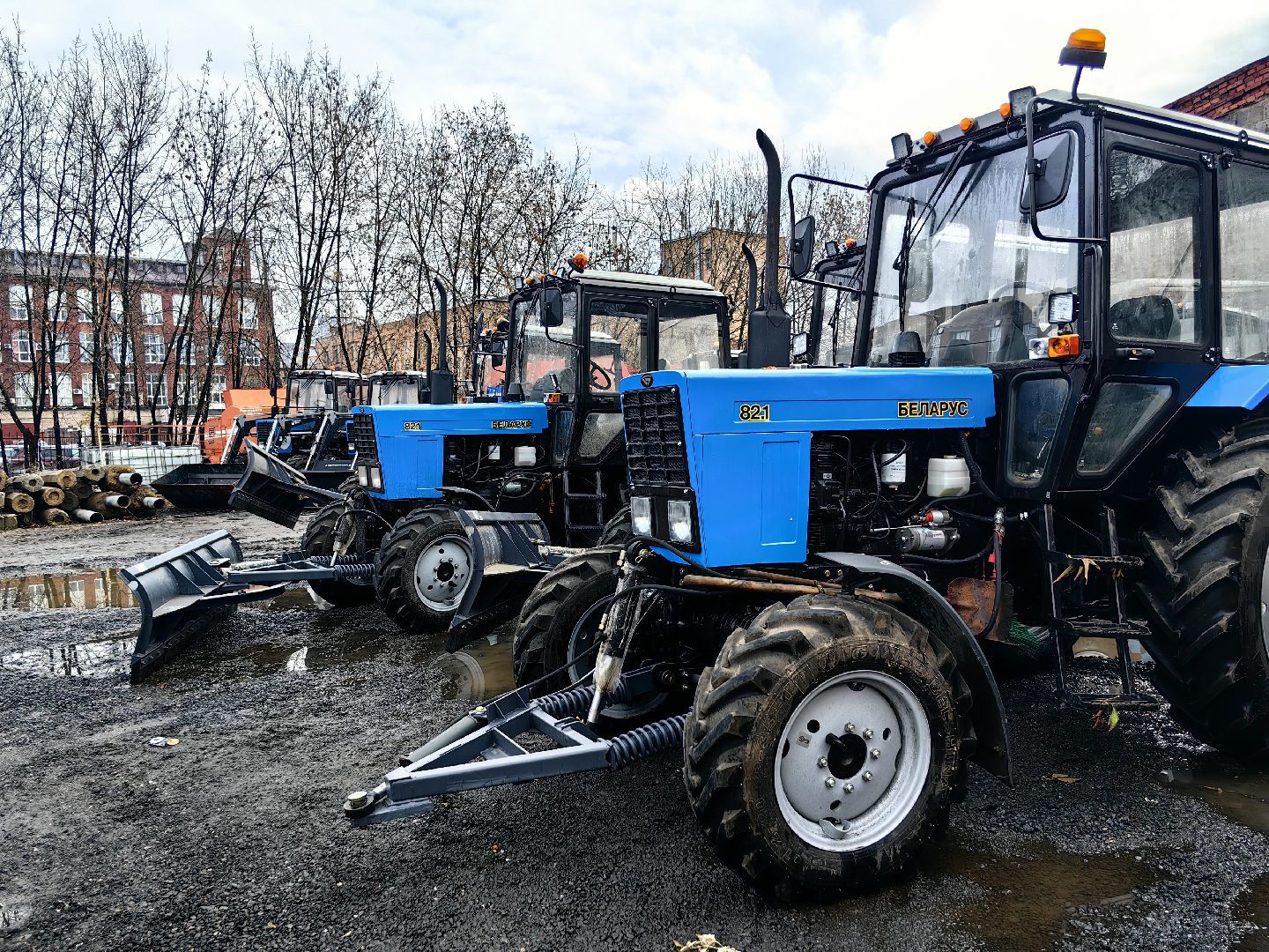 автопарк, техника, благоустройство, трактор,