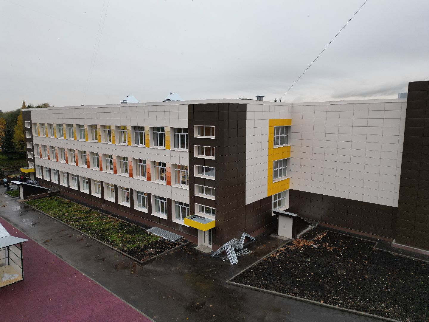 павлино, школа,видео с коптера,