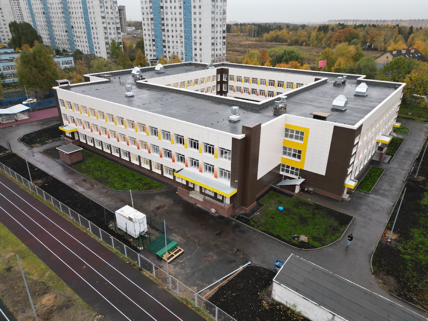 павлино, школа,видео с коптера,