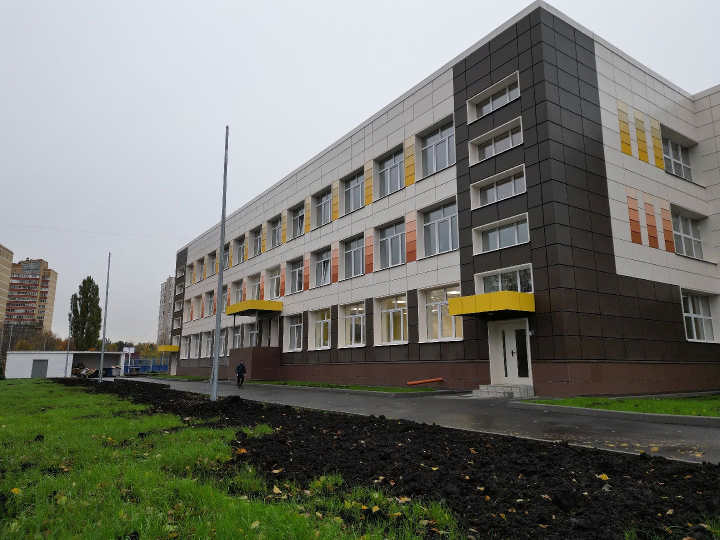 павлино, школа,видео с коптера,