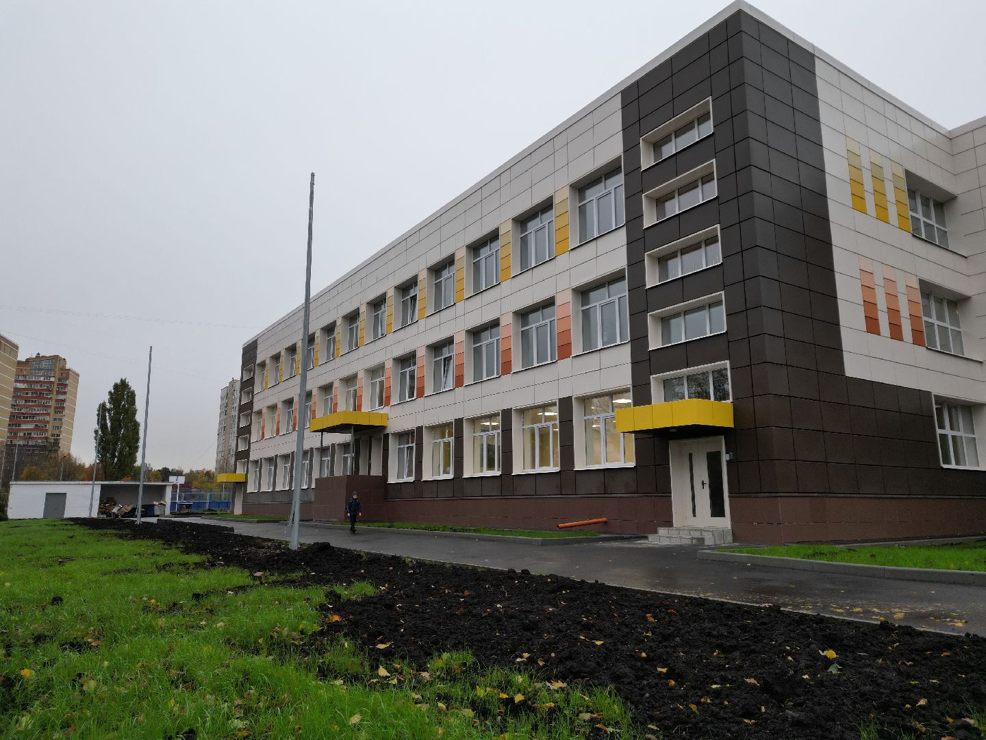 павлино, школа,видео с коптера,