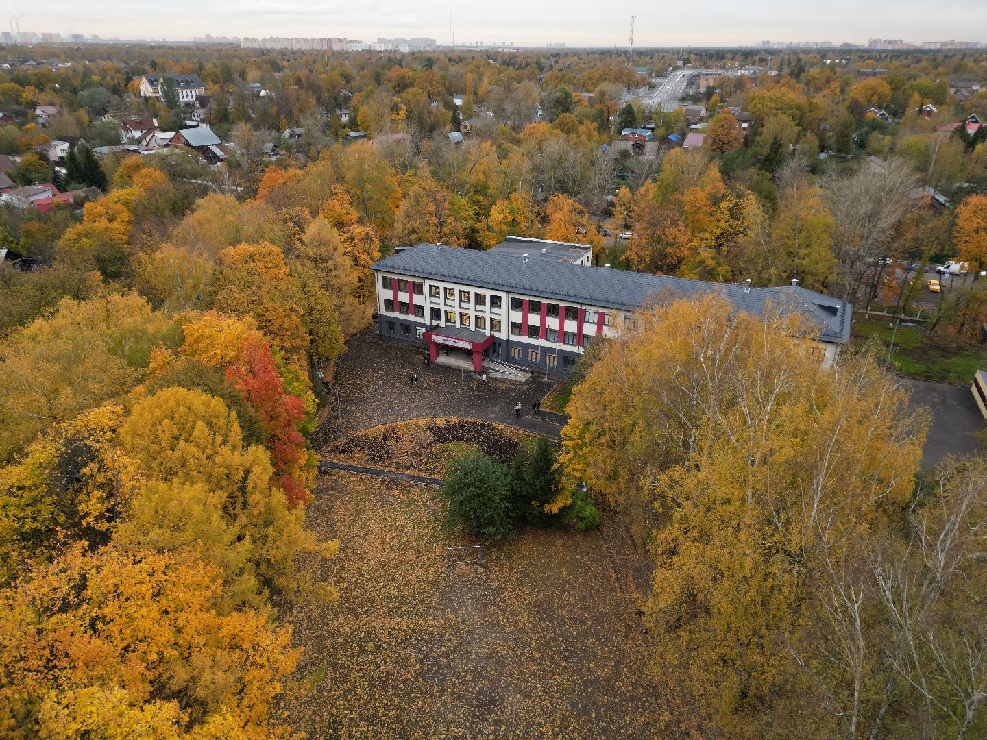 балашиха, образование, школа,видео с коптера,