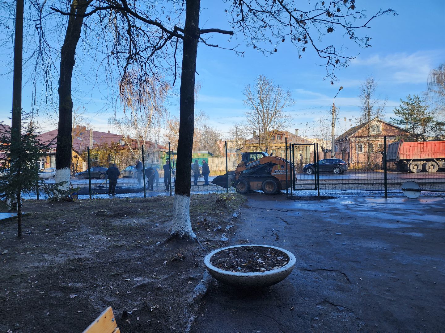 Егорьевск, благоустровйство, дорога, тротуар, парковка, поликлиника,