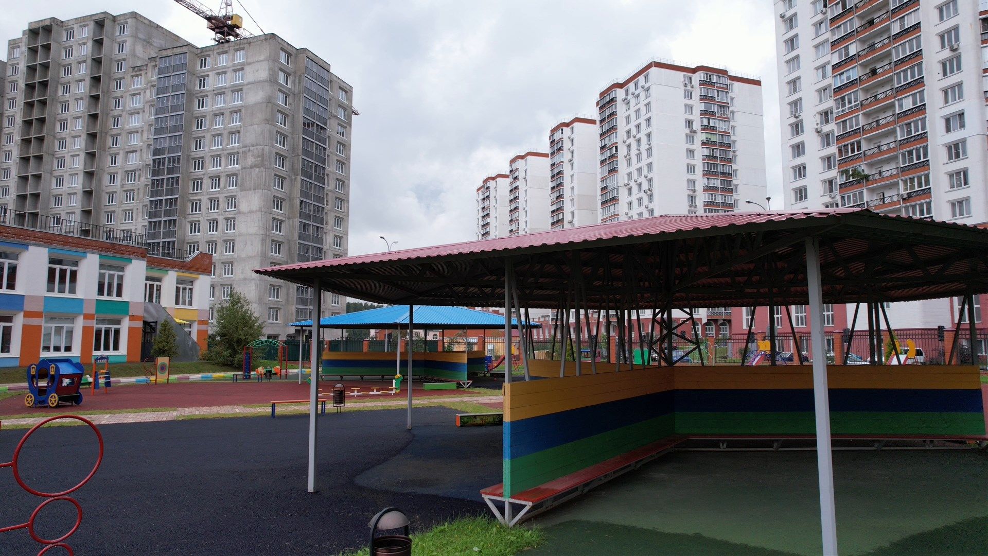 сад, детский, умка,видео с коптера,