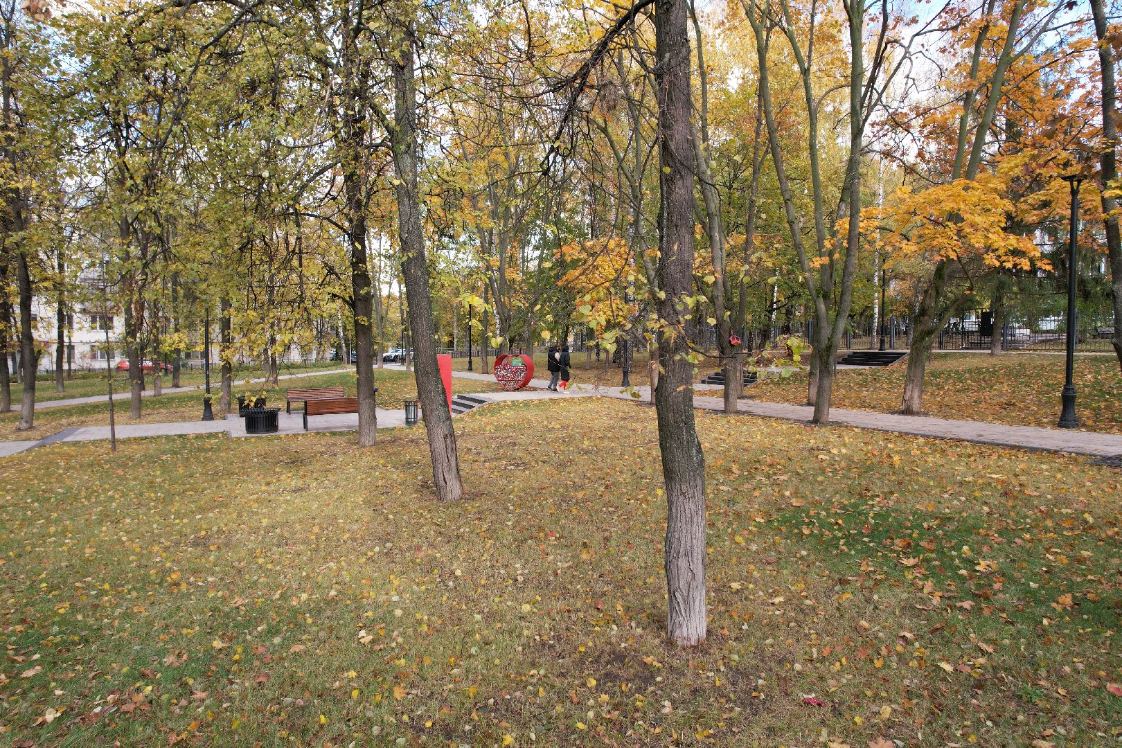 сквер, пушкина, дзержинский,видео с коптера,