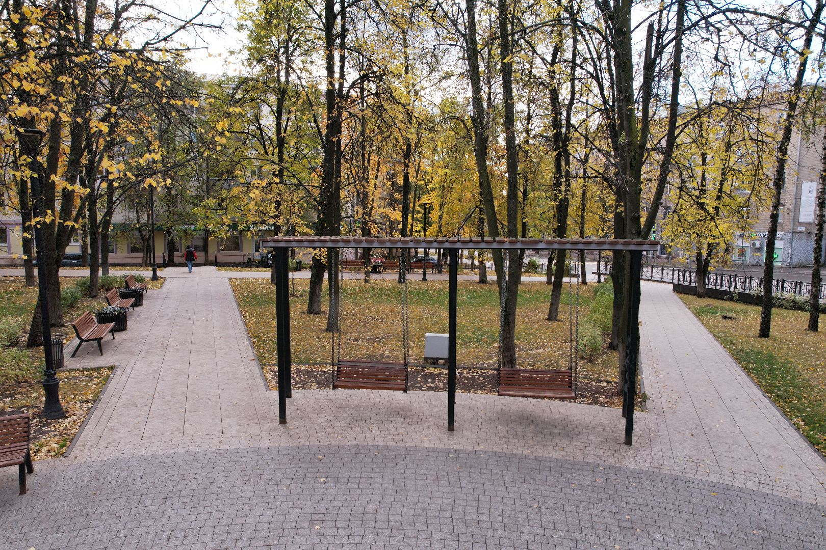 сквер, пушкина, дзержинский,видео с коптера,